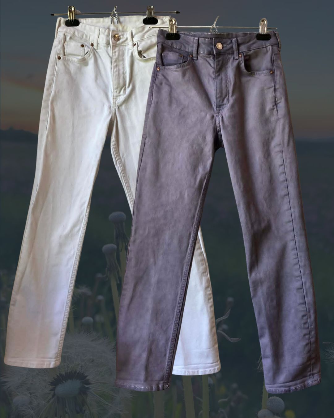 Teindre soi-même ses vêtements par la teinture textile végétale : COULEUR "HEURE MAUVE"