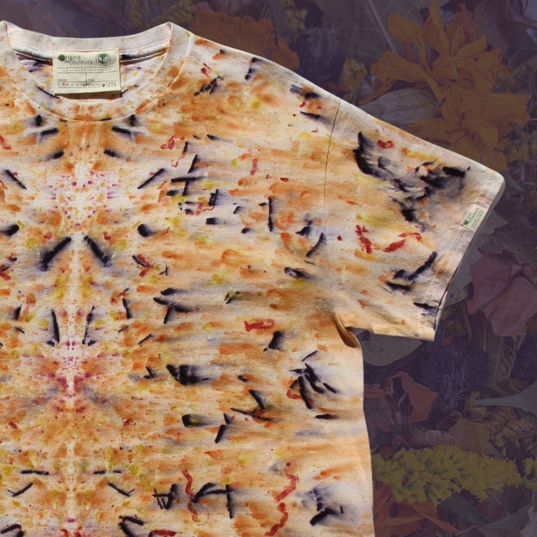 T-shirt Kaleïdoscope ADULTE _orangeade
