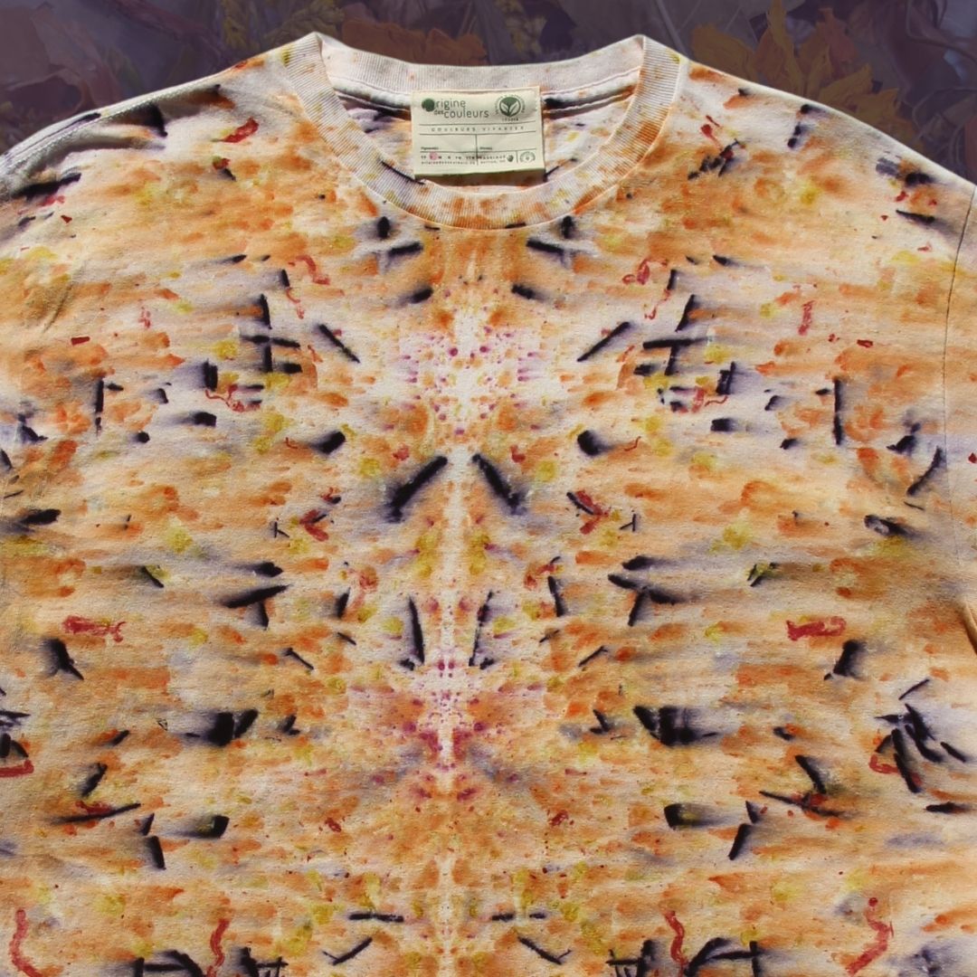 T-shirt Kaleïdoscope ADULTE _orangeade